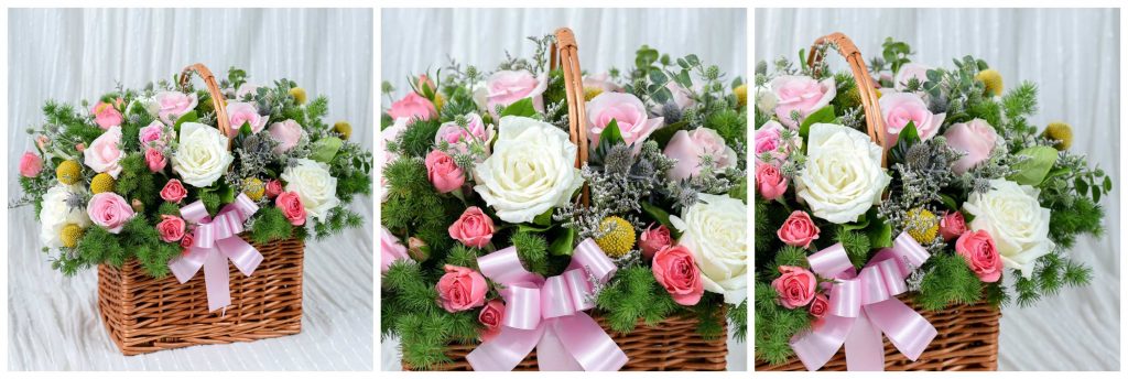 กระเช้าดอกไม้สำหรับผู้ใหญ่